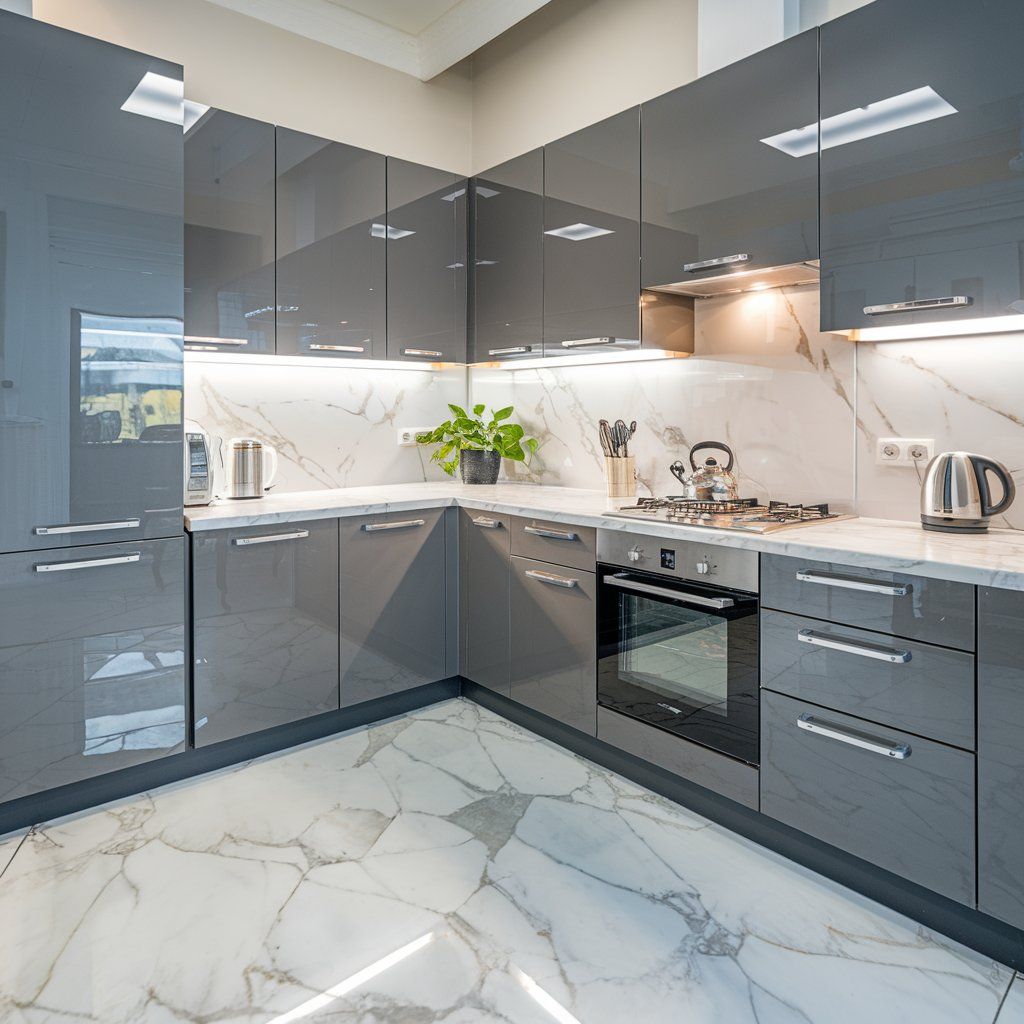 Contemporary Island Kitchen featuring Blum Soft-Close Tandem Boxes & Pull-outs #47